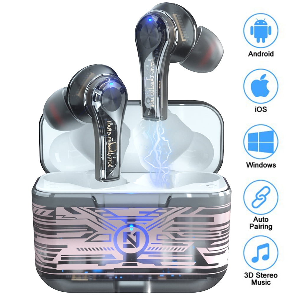 5.0 Wireless Bluetooth Earbuds for Android, Noise Cancelling InEar