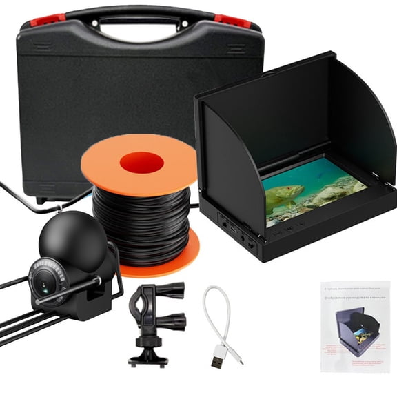 5.0 inch IPS Display Fish Finder Underwater Fishing Camera 220°wide angle