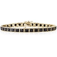 thumbnail image 1 of 5.00 Carat T.W. Black Diamond Gold over Silver Bracelet, 1 of 1