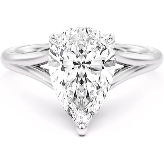 5.00 Ct Pear Cut Beautiful Solitaire IGI Certified Lab Grown Diamond Engagement Ring for Ladies Solid 950 Platinum Size 7 by Diamond-Capitals