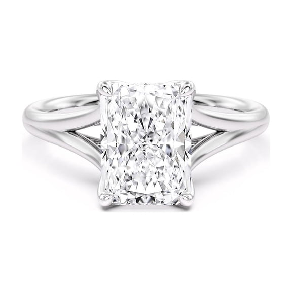 5.00 Ct Radiant Cut Beautiful Solitaire IGI Certified Lab Grown Diamond Engagement Ring for Ladies Solid 10k White Gold Size 7 by Diamond-Capitals