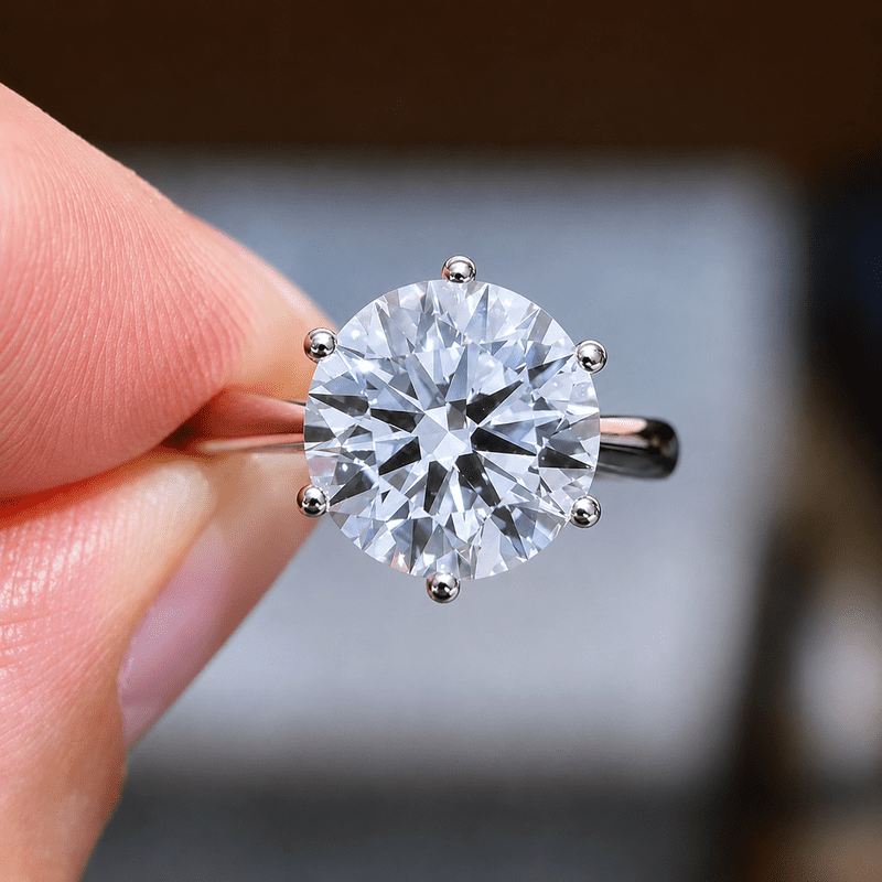 5.00 tcw Round Cut Solitaire IGI Certified Lab Grown Diamond Latest ...