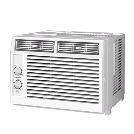 5000 BTU Small Window Air Conditioner Unit Cool Up to 150 Sq.ftWindow AC Unit with Cool and Fan ModeQuiet OperationAdjustable Window FitWhite