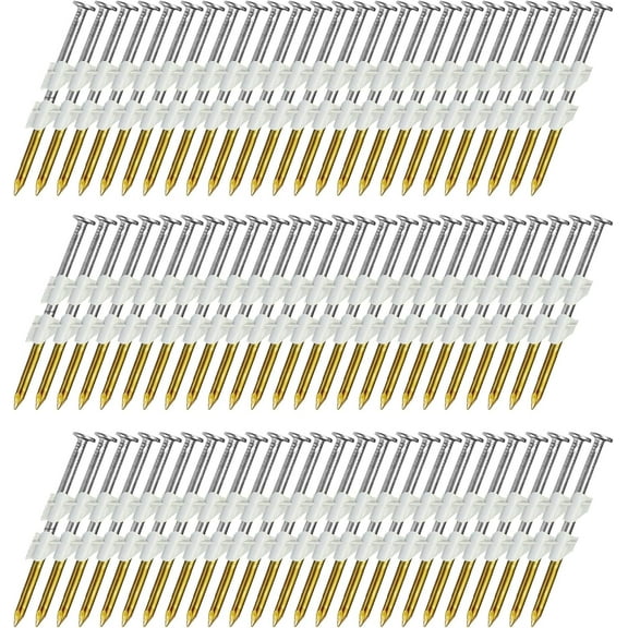 5,000 PCS MEITE 21 Degree Framing Nails 2-3/8 Inch, Smooth Shank, Bright Steel