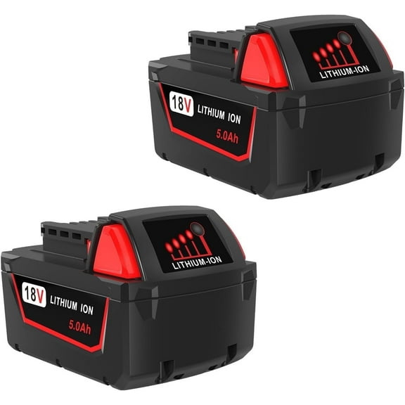 Battery Loft 18V Power Tool Battery Replacement with 2Pack 5000mAh Batteries and User Manual for Ryobi 40V, 48-11-1850, 2 Pack