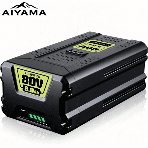 5.0Ah Replacement for Greenworks 80V Battery GBA80200 GBA80300 GBA80400 GBA80500 GBA80250, for Greenworks 80 Volt PW80L420 TL80L00 LMB407 (Not for Kobalt)