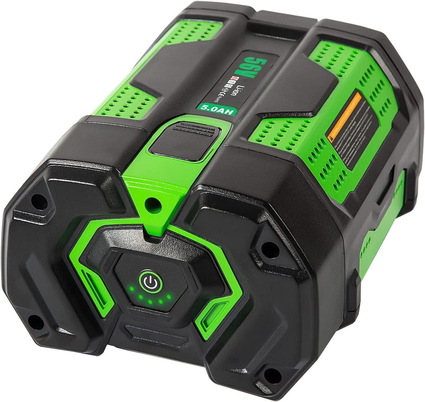 5.0Ah Replacement for EGO 56V Lithium Battery BA2800T BA2800 5000mah with Fuel Gauge, Compatible with Ego 56V Power Tools & Charger