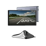 5.0inch CAR Side View Blind Area System,Left and Right Blind spot Camera Driving Recorder BSD Warning Monitoring(Camera Monitor System) 【Silver(Camera)】