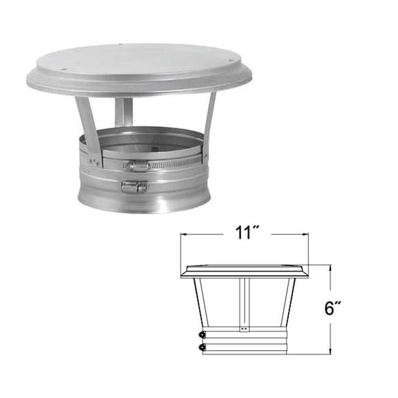 5 1/2'' DuraFlexSS Cap - 55DFS-VC