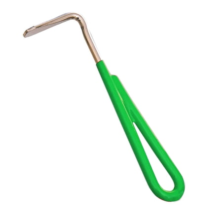5 1/2 In Hilason Hoof Pick W/ Vinyl Coated Handle Green