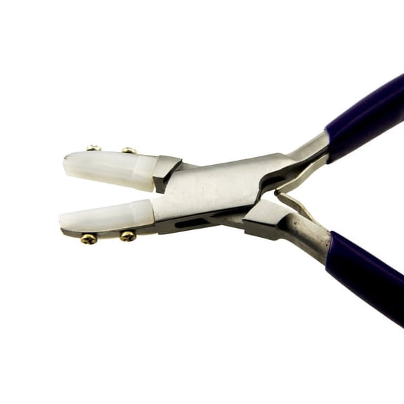 5 1/2 Inch Nylon Flat Jaw Pliers with Replacement Jaws