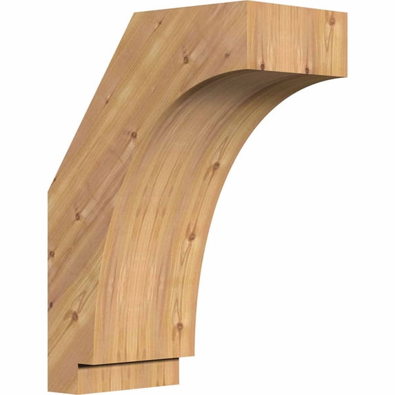 5 1/2"W x 10"D x 14"H Imperial Smooth Brace, Western Red Cedar