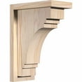 thumbnail image 1 of 5 1/2"W x 10"D x 14"H Pescadero Smooth Corbel w/Backplate, Douglas Fir, 1 of 9