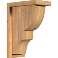 thumbnail image 1 of 5 1/2"W x 10"D x 14"H Ridgewood Smooth Corbel w/Backplate, Western Red Cedar, 1 of 9