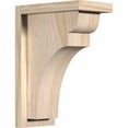 thumbnail image 1 of 5 1/2"W x 10"D x 14"H Yorktown Smooth Corbel w/Backplate, Douglas Fir, 1 of 9