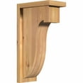 thumbnail image 1 of 5 1/2"W x 10"D x 18"H Del Monte Smooth Corbel w/Backplate, Western Red Cedar, 1 of 9