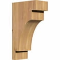 thumbnail image 1 of 5 1/2"W x 10"D x 18"H Mediterranean Smooth Corbel, Western Red Cedar, 1 of 9
