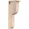 thumbnail image 1 of 5 1/2"W x 10"D x 26"H Crestline Smooth Corbel w/Backplate, Douglas Fir, 1 of 9