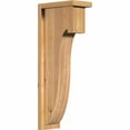 thumbnail image 1 of 5 1/2"W x 10"D x 26"H Del Monte Smooth Corbel w/Backplate, Western Red Cedar, 1 of 9
