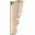 thumbnail image 1 of 5 1/2"W x 10"D x 26"H Ridgewood Smooth Corbel w/Backplate, Douglas Fir, 1 of 9
