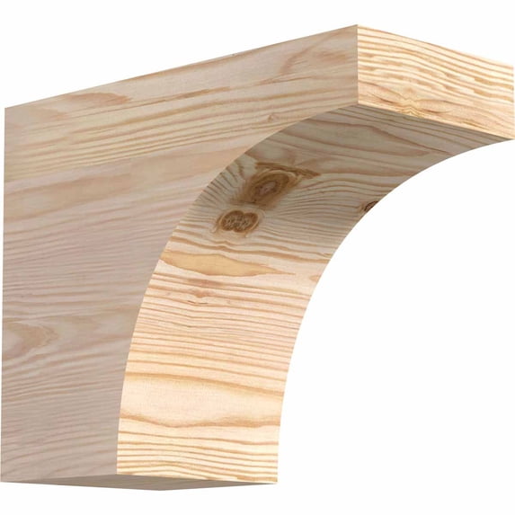 5 1/2"W x 10"H x 12"L Huntington Smooth Rafter Tail, Douglas Fir