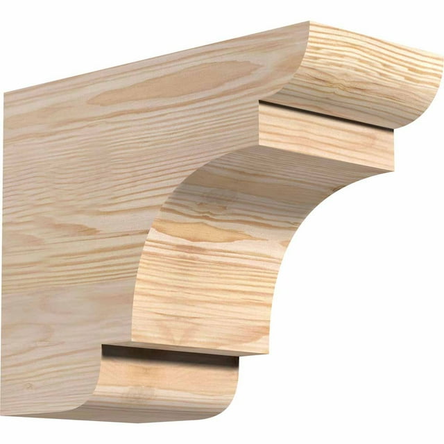 5 1/2"W x 10"H x 12"L New Brighton Smooth Rafter Tail, Douglas Fir