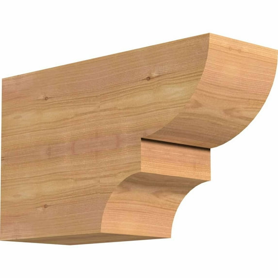 5 1/2"W x 10"H x 16"L Ridgewood Smooth Rafter Tail, Western Red Cedar