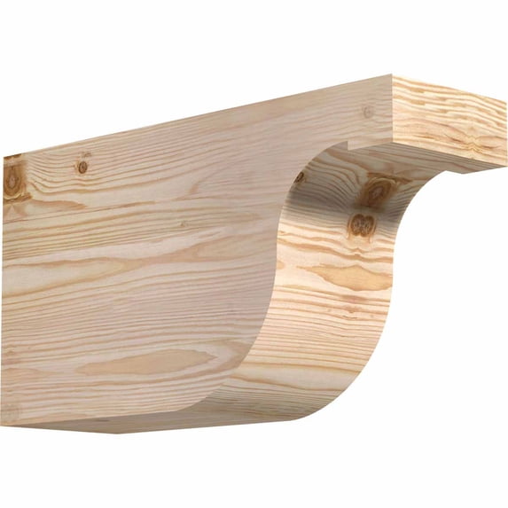 5 1/2"W x 10"H x 18"L Del Monte Smooth Rafter Tail, Douglas Fir