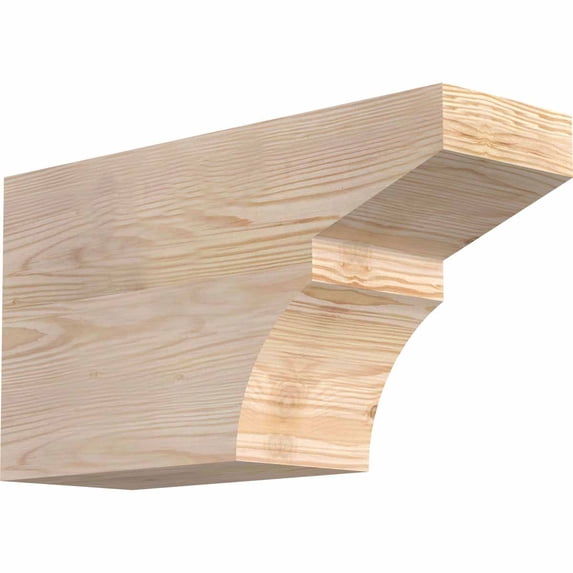 5 1/2"W x 10"H x 18"L Monterey Smooth Rafter Tail, Douglas Fir