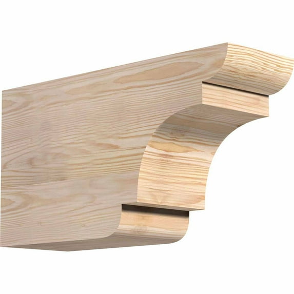 5 1/2"W x 10"H x 18"L New Brighton Smooth Rafter Tail, Douglas Fir