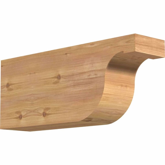 5 1/2"W x 10"H x 24"L Del Monte Smooth Rafter Tail, Western Red Cedar