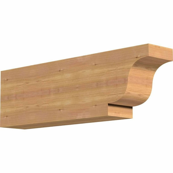 5 1/2"W x 10"H x 32"L Newport Smooth Rafter Tail, Western Red Cedar