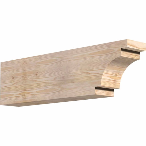 5 1/2"W x 10"H x 36"L Mediterranean Smooth Rafter Tail, Douglas Fir