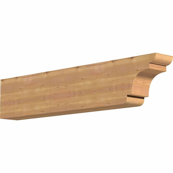 5 1/2"W x 10"H x 48"L New Brighton Smooth Rafter Tail, Western Red Cedar