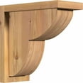 thumbnail image 1 of 5 1/2"W x 12"D x 12"H Crestline Smooth Corbel w/Backplate, Western Red Cedar, 1 of 9