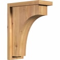 thumbnail image 1 of 5 1/2"W x 12"D x 16"H Huntington Smooth Corbel w/Backplate, Western Red Cedar, 1 of 9