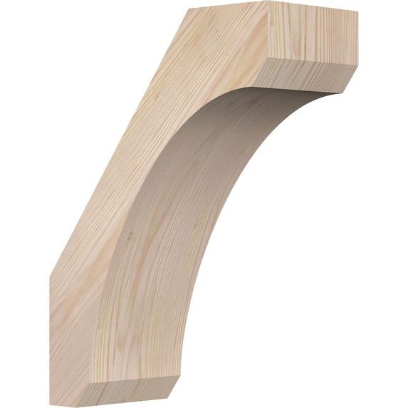 5 1/2"W x 12"D x 16"H Legacy Smooth Knee Brace, Douglas Fir