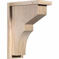 thumbnail image 1 of 5 1/2"W x 12"D x 16"H Monterey Smooth Corbel w/Backplate, Douglas Fir, 1 of 9