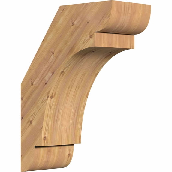 5 1/2"W x 12"D x 16"H Olympic Smooth Brace, Western Red Cedar