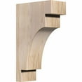 thumbnail image 1 of 5 1/2"W x 12"D x 20"H Mediterranean Smooth Corbel, Douglas Fir, 1 of 9