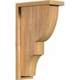 thumbnail image 1 of 5 1/2"W x 12"D x 20"H Ridgewood Smooth Corbel w/Backplate, Western Red Cedar, 1 of 9