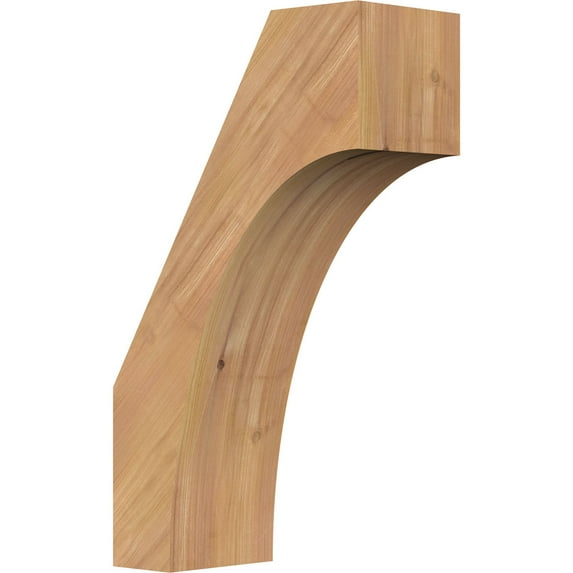 5 1/2"W x 12"D x 20"H Westlake Smooth Brace, Western Red Cedar