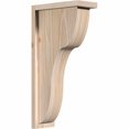 thumbnail image 1 of 5 1/2"W x 12"D x 24"H Carmel Smooth Corbel w/Backplate, Douglas Fir, 1 of 9