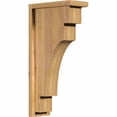 thumbnail image 1 of 5 1/2"W x 12"D x 24"H Mediterranean Smooth Corbel w/Backplate, Western Red Cedar, 1 of 9