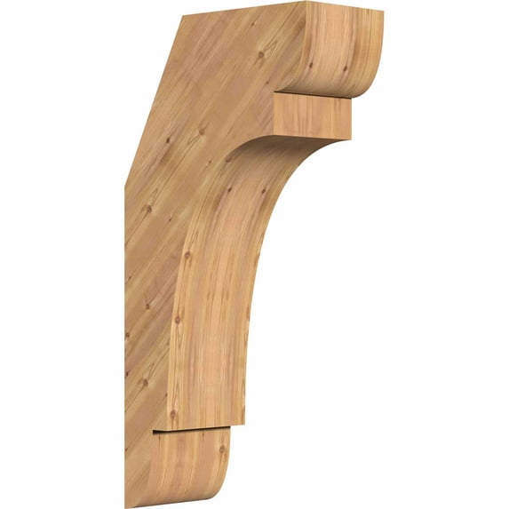 5 1/2"W x 12"D x 24"H Olympic Smooth Brace, Western Red Cedar
