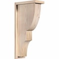 thumbnail image 1 of 5 1/2"W x 12"D x 24"H Ridgewood Smooth Corbel w/Backplate, Douglas Fir, 1 of 9