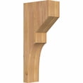 thumbnail image 1 of 5 1/2"W x 12"D x 28"H Monterey Smooth Corbel, Western Red Cedar, 1 of 9