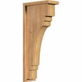 thumbnail image 1 of 5 1/2"W x 12"D x 28"H Pescadero Smooth Corbel w/Backplate, Western Red Cedar, 1 of 9