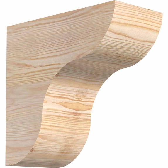 5 1/2"W x 12"H x 12"L Carmel Smooth Rafter Tail, Douglas Fir