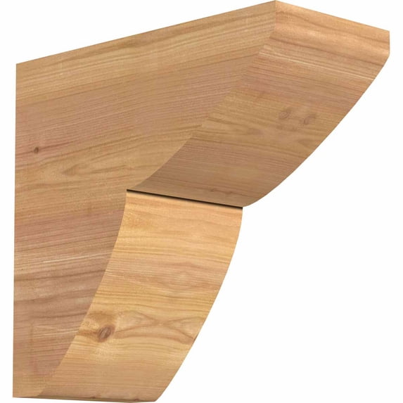 5 1/2"W x 12"H x 12"L Crestline Smooth Rafter Tail, Western Red Cedar